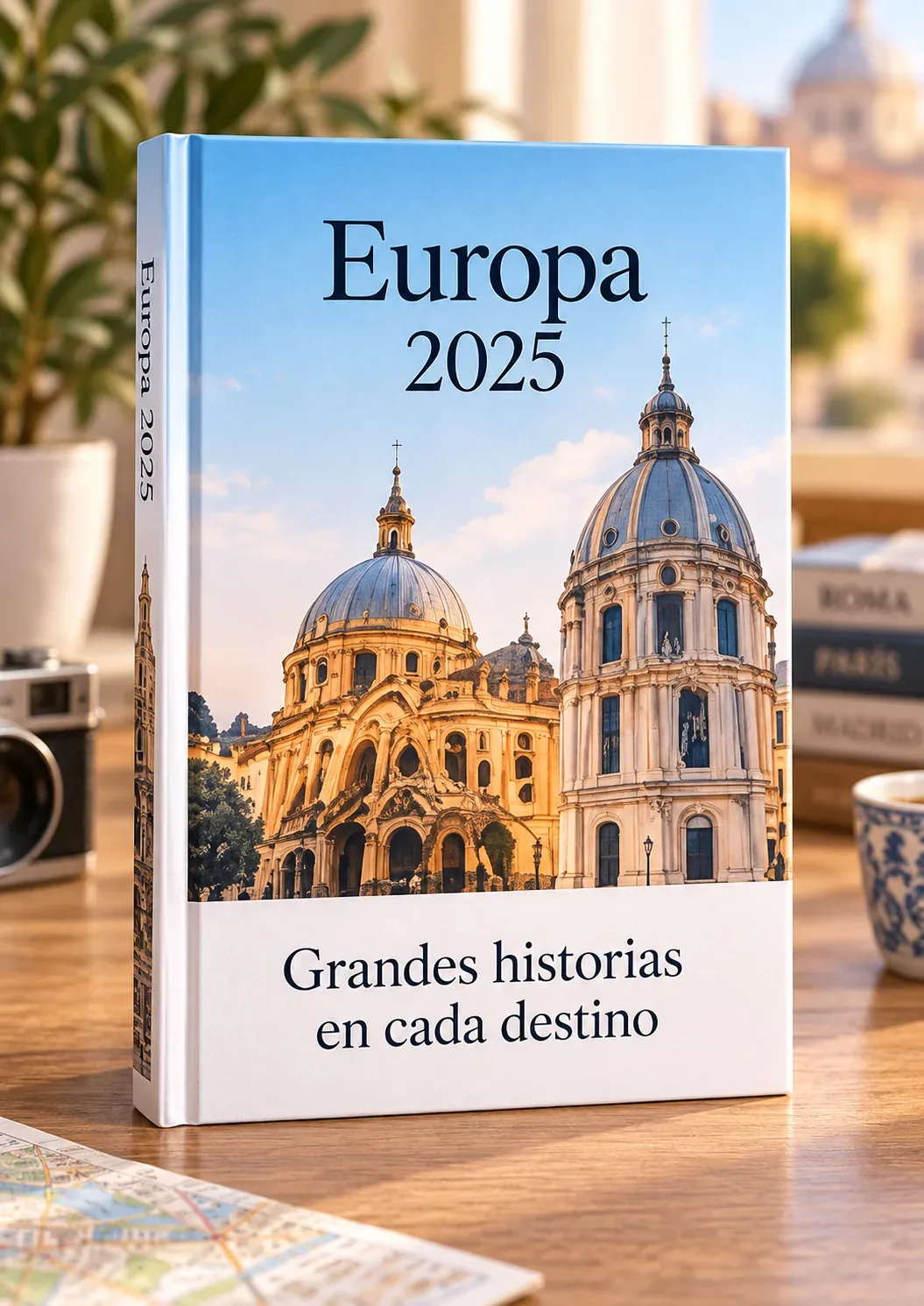 Portada de un Photo Book de viaje Say Cheese